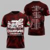 Buckeyes 2025 Rose Bowl Game Champions Shirt 1