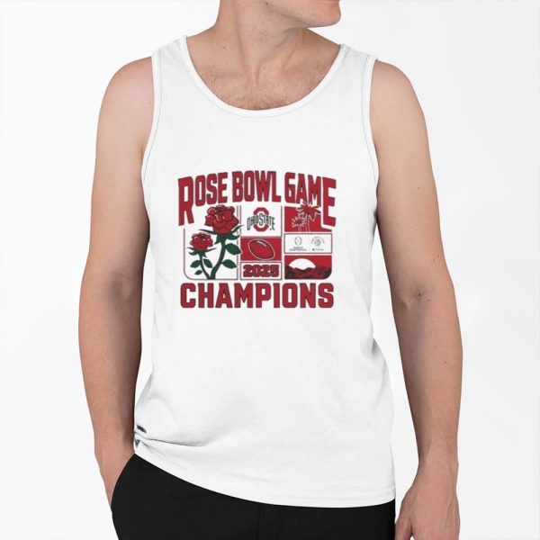 Buckeyes College Football Playoff 2025 Rose Bowl Champions Victory Ahead Shirt 0 6