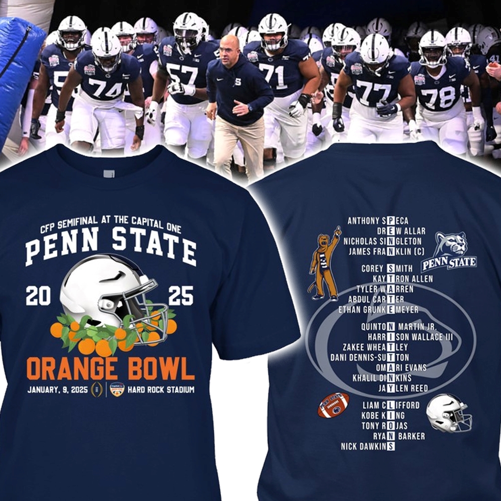 Cfp Semifinal At The Capital One Penn State 2025 Orange Bowl Shirt 1