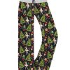 Christmas Nutcracker Ballet Contrast Wide Leg Pants For Women 1