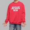 Coach Jamey Chadwell Jesus Won Shirt 17 3