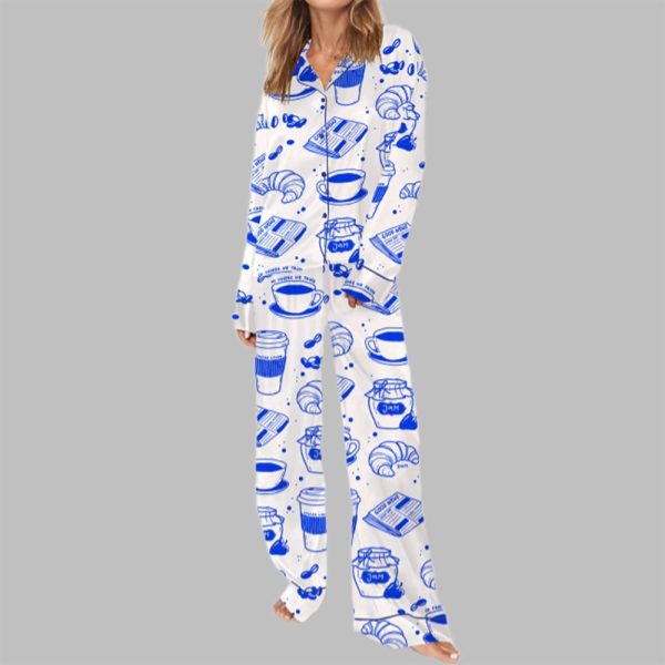 Coffee Lover Pajama Set For Women 3