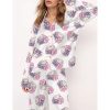 Crying Over Fictional Characters Pajama Set For Women 2