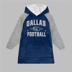 Dallas FootBall Blanket Hoodie 1