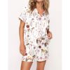 Floral Horse Pajama Set For Women 1