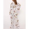 Floral Horse Pajama Set For Women 3