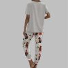 Funny Horse Christmas Casual Pajama Set For Women 2