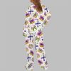 Happy Mardi Gras Pajama Set For Women 3