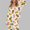 Hawaiian Drinks Pajama Set For Women 2