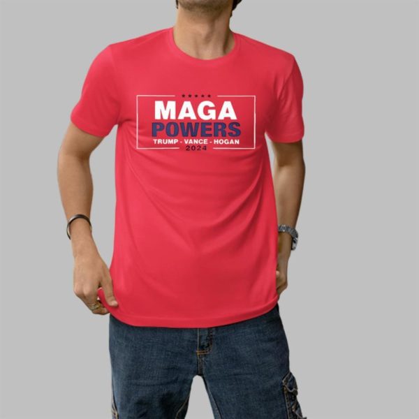 Hulk Hogan Maga Powers Trump Vance Hogan 2024 Shirt 1