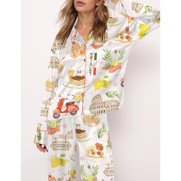 In Love With Italy Pajama Set For Women 2