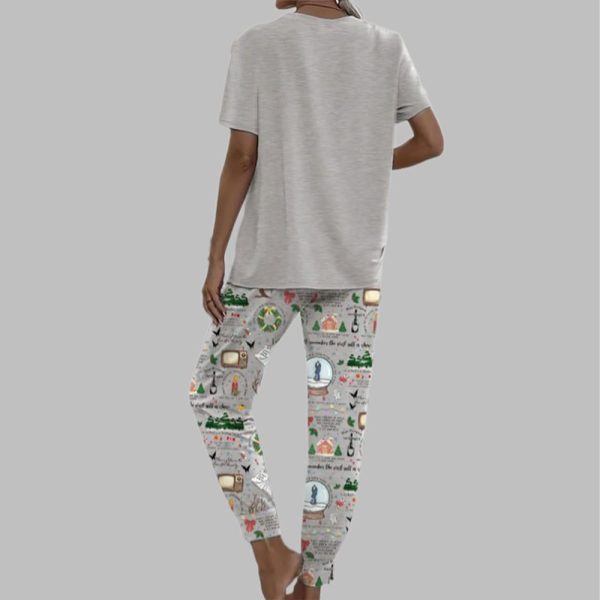 In My Heart Is A Christmas Tree Farm Casual Pajama Set For Women 2