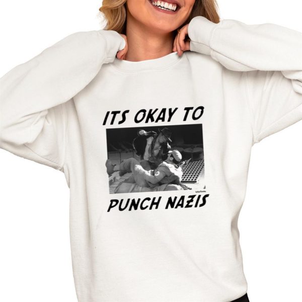 Its Okay To Punch Nazis Shirt 0 4