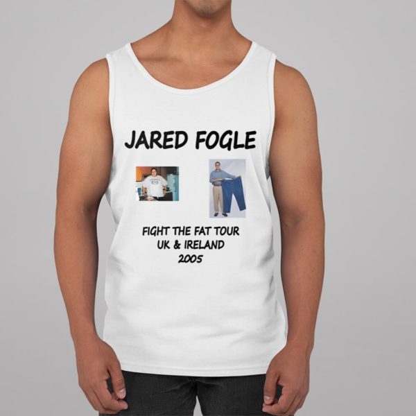 Jared Fogle Fight The Fat Tour Uk Ireland 2005 Shirt 13 15