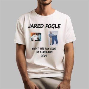 Jared Fogle Fight The Fat Tour Uk Ireland 2005 Shirt 13 3