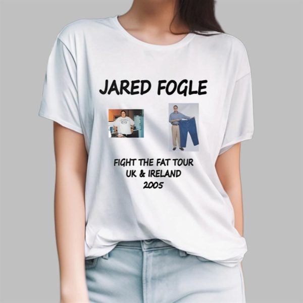 Jared Fogle Fight The Fat Tour Uk & Ireland 2005 Shirt