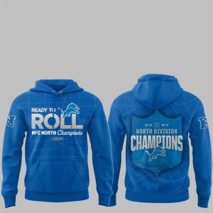 Lions Ready To Roll NFC North Champions Hoodie 1