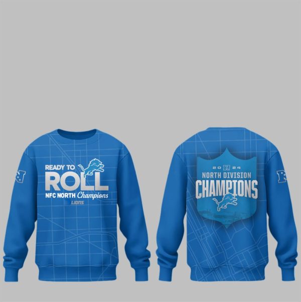 Lions Ready To Roll NFC North Champions Hoodie 2