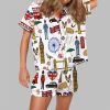 London Travel Pajama Set For Women 2