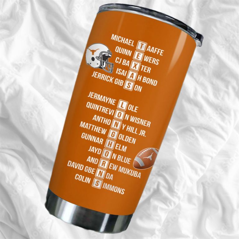 Longhorns Chick Fil A Peach Bowl Champions 2025 Hook'Em Horns Tumbler