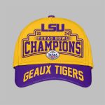 Lsu Texas Bowl Champions Geaux Tiger Hat Cap 2024