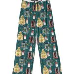 New York City Christmas Spectacular Contrast Wide Leg Pants For Women