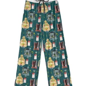 New York City Christmas Spectacular Contrast Wide Leg Pants For Women 1