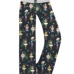 Nutcracker Christmas Tree Drawstring Waistband Pants For Women