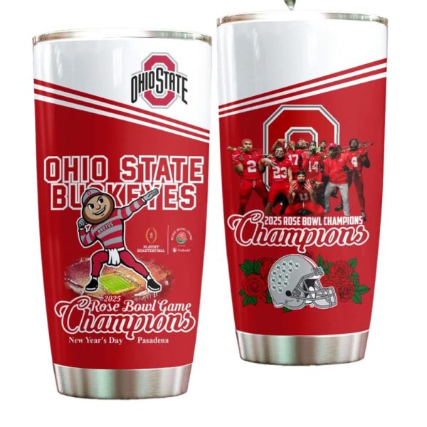 Ohio State 2025 Rose Bowl Champion Tumbler 1