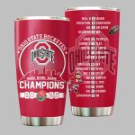Ohio State Rose Bowl Game Champions 2025 Tumbler
