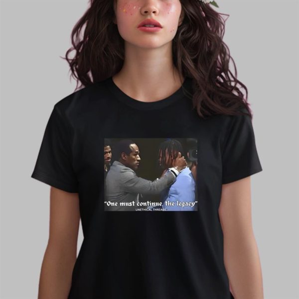 One Must Continue The Legacy Oj Simpson Travis Hunter Shirt 14 6