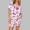 Retro Howdy Valentine Pajama Set For Women 1