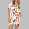 Rome Italy Pajama Set For Women 1