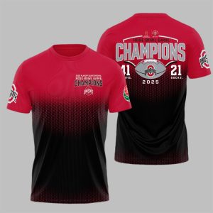 Rose Bowl Game Champions 2025 Ohio State Shirt 1