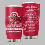 Rose Bowl Game Champions Ohio State Tumbler 2025