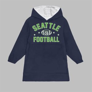 Seattle Football Blanket Hoodie 1