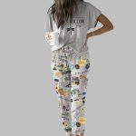 Stars Hollow Casual Pajama Set For Women