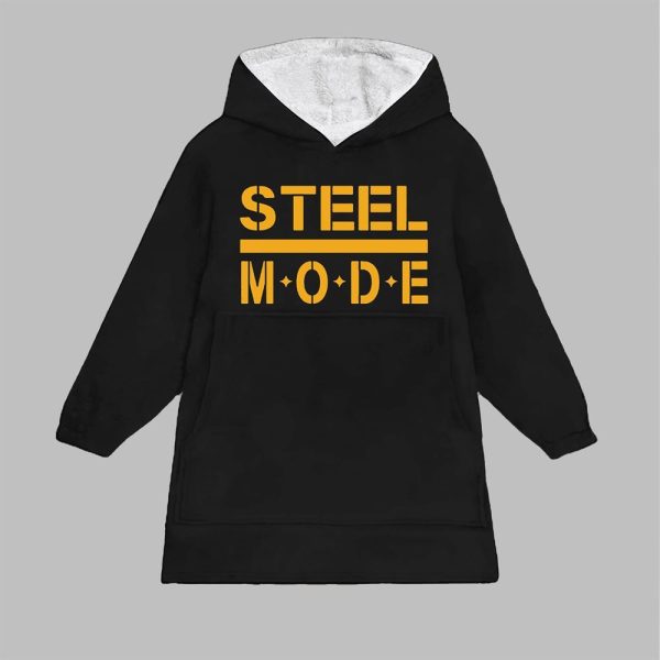 Steel Mode Blanket Hoodie 1