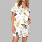 Tequila Painting Pajama Set For Women