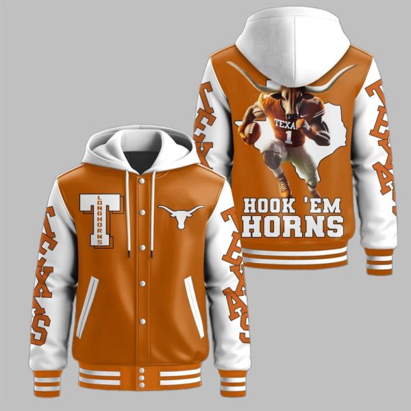 Texas Hooded Baseball Jacket 2025 00