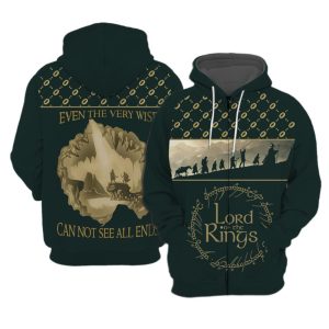 The Lord of The Rings Even The Very Wise Can Not See All Ends Hoodie 1 1