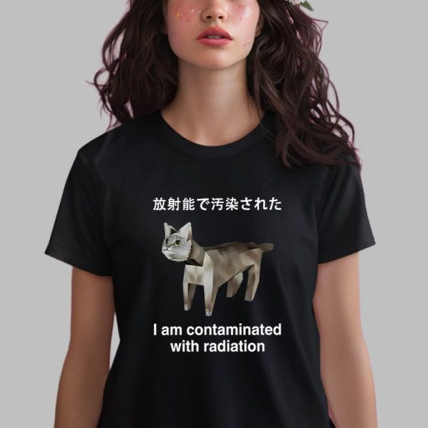 Tokyo Tiger Cat Contaminated I Am Contaminated With Radiation Shirt 14 6