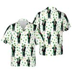 Trump Dancing St Patrick's Day Hawaiian Shirt