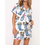 Western Coastal Cowgirl Pajama Set For Women