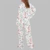 Winter Ski Martini Girls Pajama Set For Women 4