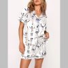 Women's Dodgers Baseball Pajama Set