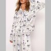 Womens Dodgers Baseball Pajama Set 2