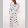 Womens Dodgers Baseball Pajama Set 3