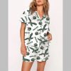 Women's Eagles Football Print Pajama Set